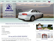 Tablet Screenshot of fahrschule-schmohr.de